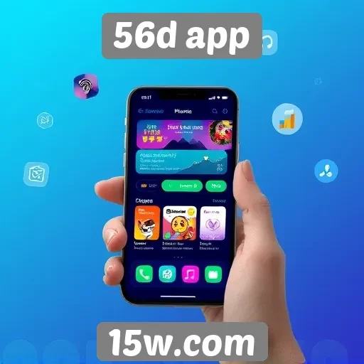 Exploração das funcionalidades do 56d app