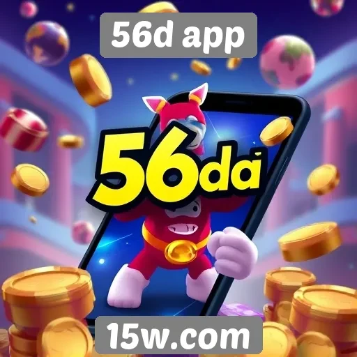 56d app oferece variedade de jogos online