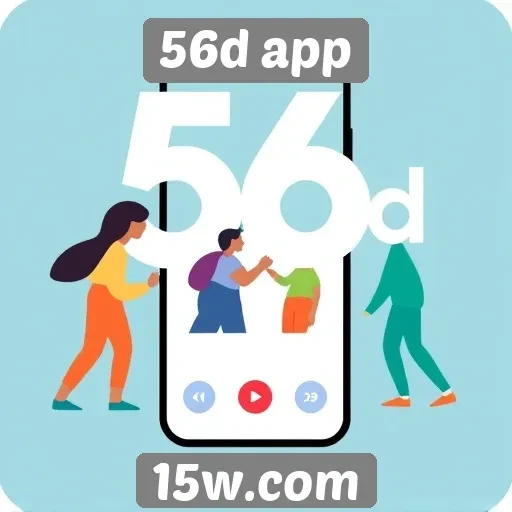 Plataforma 56d app destaca recursos de interação social